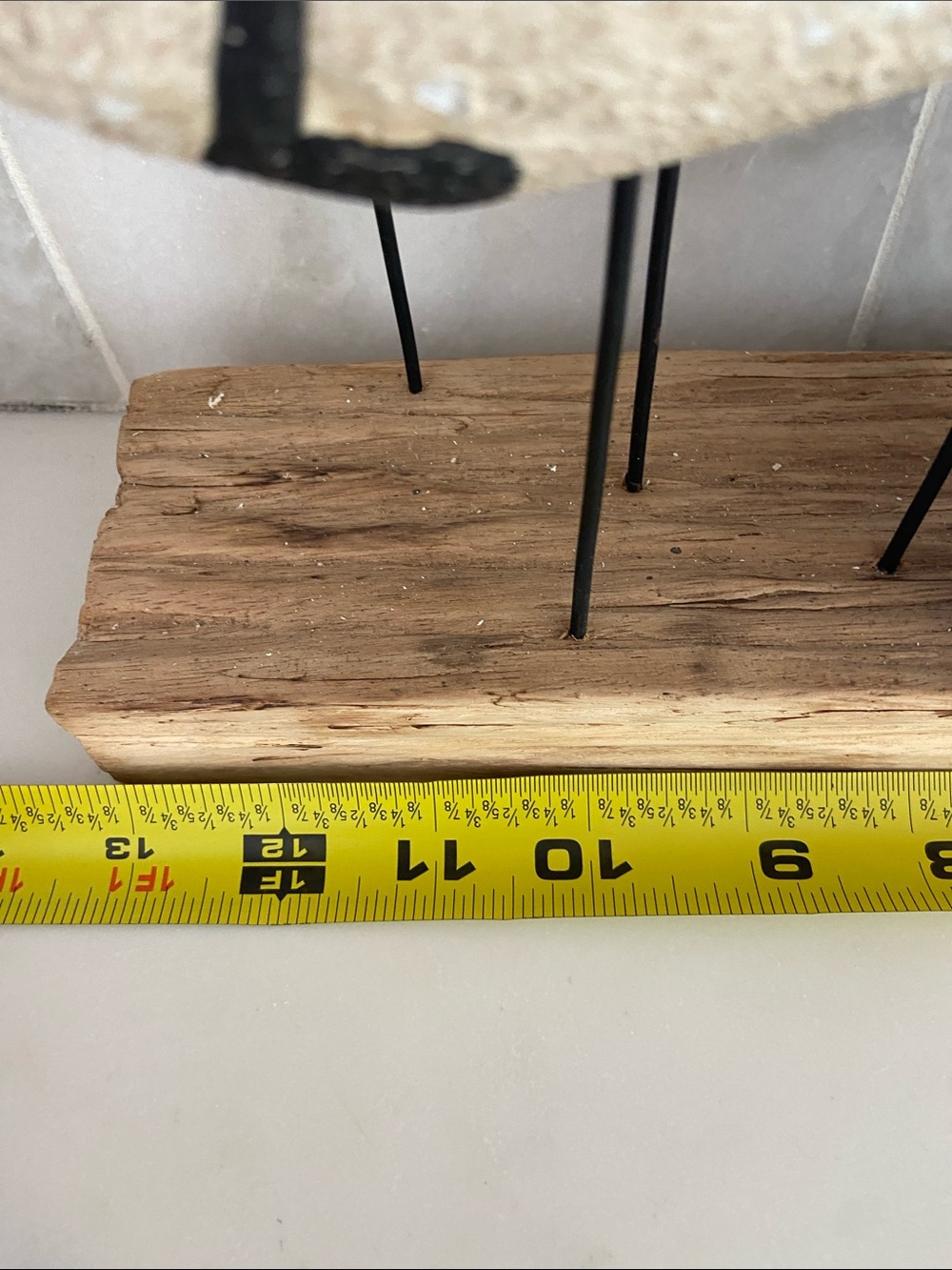 Handcrafted School of Fish Table Sculpture - Natural & Black - Picture 2 of 15